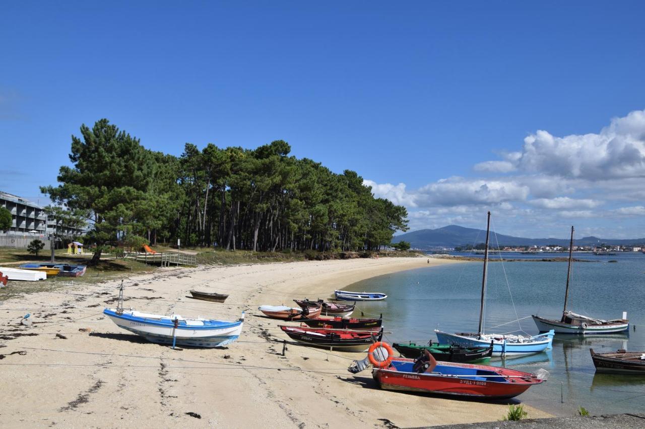 Maravilloso Apartamento De Playa En La Paradisiaca Illa De Arousa Eksteriør bilde